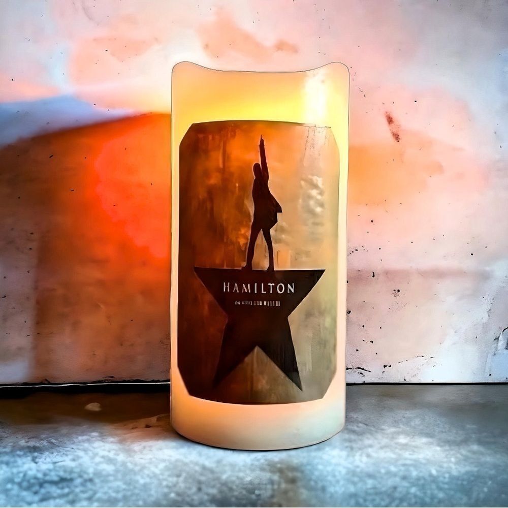 *30off3* Broadway Hamilton Musical Theater Flameless Candle​